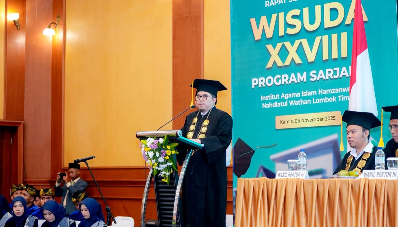 Wisuda ke 28, Rektor IAIH NW Lotim Minta Alumni Utamakan Akhlak dan Kejujuran