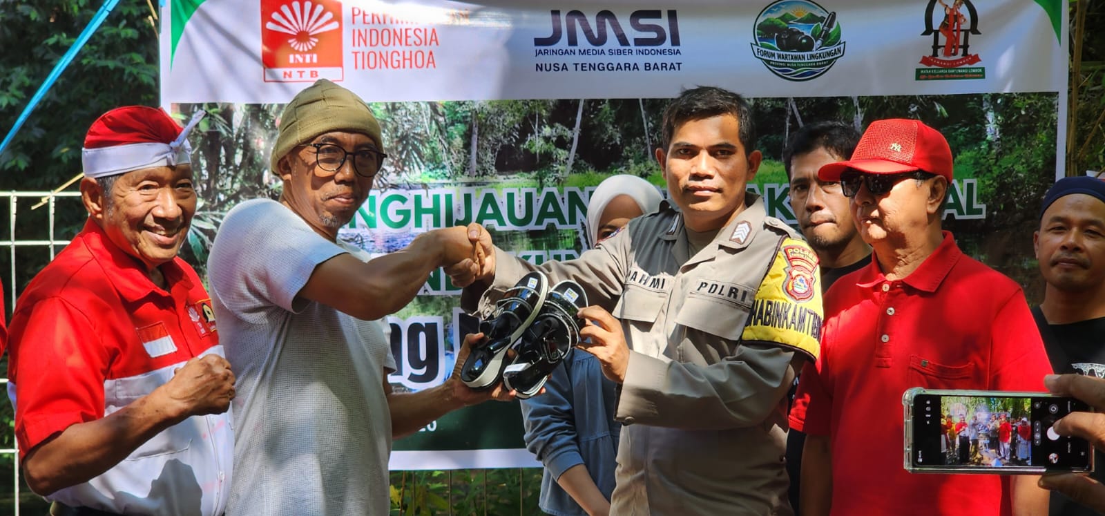 JMSI NTB dan INTI Tegaskan Komitmen Lingkungan, Tanam Pohon dan Gelar Bakti Sosial di Pringgabaya