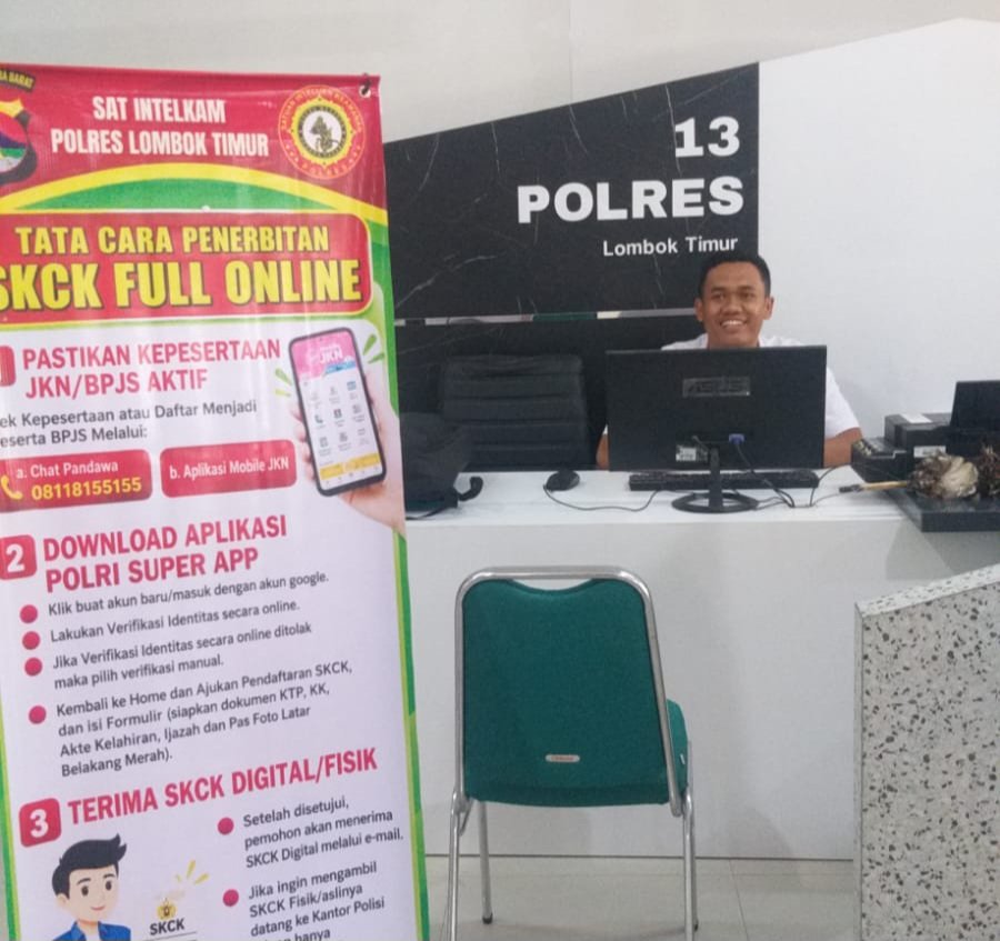 Polres Lotim Siap Buka Layanan SKCK di Gerai MPP